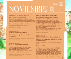 Agenda cultural de novembre